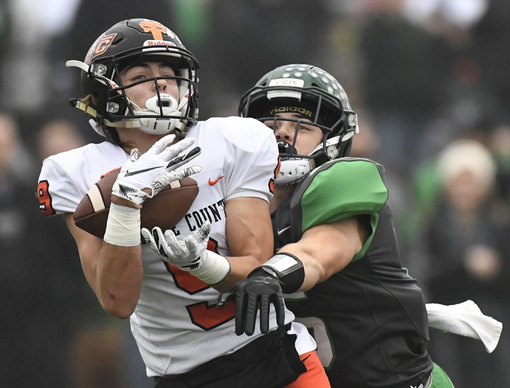 St. Mary’s vs Platte County in Class 4 Missouri state semifinal football game